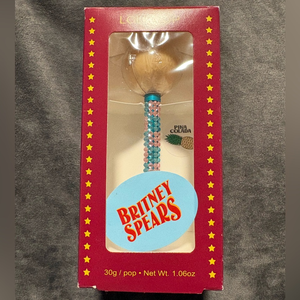 Britney Spears Sugar Factory Pina Beaded Pop Lollipop- No longer edible